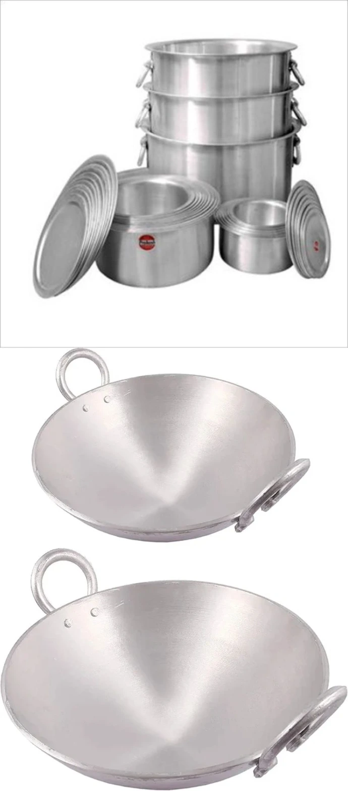 Aluminium kitchenware